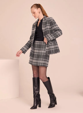 Mini Saia Meg Alfaiataria Feminina